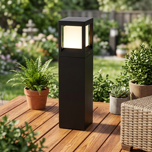 Battery Powered IP65 5W <b>LED</b> Garden Bollard <b>Light</b> with 360 Beam Angle for Outdoor Landscape Lighting - Product Image 4