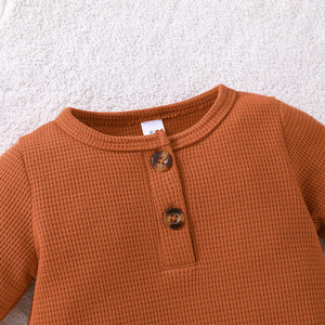 Bodys de Moda para Bebés al por Mayor, 100% Algodón, para Niños, Temporada de Otoño, Ropa de Bebé con Diseño Combinado - Product Image 3