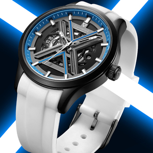 Reloj Tourbillon con movimiento luminoso hueco, reloj mecánico automático para hombre - Product Image 5