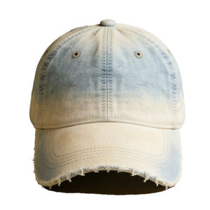 Gorra de Papá de Algodón con Bordado Desgastado, Gorra de Papá de 6 Paneles, Gorra de Papá Personalizada con Correa Ajustable, Gorra de Papá Bordada de Algodón Reciclado - Product Image 3