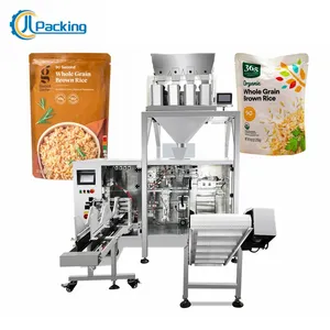 JCL Multi-function automatic 1kg 2kg rice pouch filling ready made stand-up bag packing machine