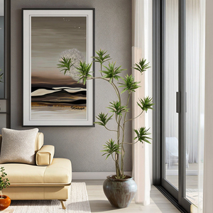 Planta Artificial de Lirio de Estilo Nórdico Grande para Espacios Interiores, Simulación de Hierba y Árbol en Maceta de Plástico para Decoración de Sala de Estar - Product Image 5