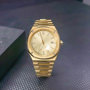 Logotipo personalizado Reloj de pulsera Uhr Herren Pulsera de acero inoxidable Relojes de cuarzo Hombres Relojes de acero de lujo - Product Image 6