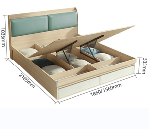 Wooden Bedbase/<strong>bedframe</strong>/bed with Headboard - Product Image 6