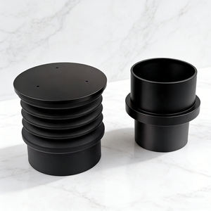 Moulin à café à dose unique Eureka Atom 60 avec trémie, en gel de silice, manuel, écologique, avec souffleur à courroie, noir, luxe, très poli - Product Image 2