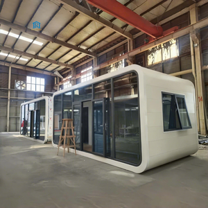 Casa prefabricada de cabina de manzana desmontable portátil <span class=keywords><strong>bonita</strong></span> para exteriores económica con cocina para parques terrestres sin usar/área de ocio de hotel - Product Image 1