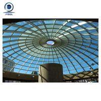 Cadre en acier Vertical Swing Auvent Plafond Fenêtres Alliage d'aluminium Verre trempé Skyview Toit Fenêtre Skylight