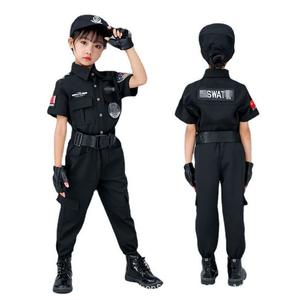 子供用キャリアデーコスチュームプロパフォーマンスコスプレコスチュームおもちゃアクセサリー付きキッズダークブルーパイロットコスチューム - Product Image 5