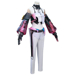 Costume de cosplay Huayi Arknights Endand, ensemble d'accessoires de coiffure Yvonne, pantalon, tenue de style C pour femme, en polyester, pour jeu de rôle End World - Product Image 2