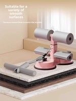 Lingxi Appareil d'entraînement abdominal portable avec fixation des pieds, réglable sur trois vitesses, à double ventouses et bandes de résistance, pour usage domestique
