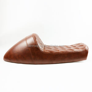 CB400 <span class=keywords><strong>moto</strong></span> Cafe Racer siège Vintage bosse modifiée <span class=keywords><strong>selle</strong></span> marron - Product Image 3