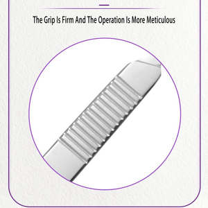 مشرط جراحي يدوي عالي الجودة قابل لإعادة الاستخدام من الفولاذ المقاوم للصدأ السميك، مقبض رقم 3، فئة II، ضمان لمدة سنة واحدة - Product Image 5