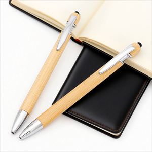 Custom Logo Eco-Friendly Bamboo Ballpoint <b>Pen</b> Personalized Press for Stylus Promotional Gift with Logo for Business Marketing - Product Image 1