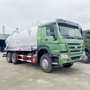 รถดูดสิ่งปฏิกูล HOWO 6x4 ขนาด 20000 ลิตร รถดูดสิ่งปฏิกูลแบบสุญญากาศสำหรับงานสุขาภิบาลเทศบาลและการทำความสะอาดบ่อส้วม - Product Image 2