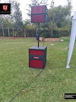 Système audio professionnel : Caisson de basses actif 18 pouces au design personnalisé, son puissant, haut-parleurs de pavillon passifs 10 pouces, colonne Line Array