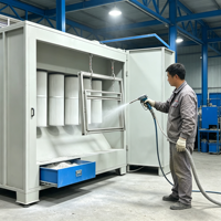 Système de purification à filtre à cartouche pour la récupération de poudre de revêtement industriel, contrôlé par PLC, pour la peinture automobile