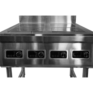 Cuisinière à induction 3500W/5000W avec 4 brûleurs, commande par bouton et tactile pour une utilisation en cuisine de restaurant AM-TCD401 Haute puissance - Product Image 5