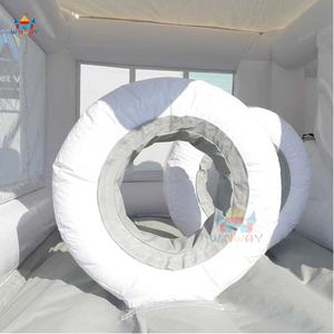 <span class=keywords><strong>Castillo</strong></span> Inflable Comercial <span class=keywords><strong>de</strong></span> Alta Calidad en Venta, Tobogán Inflable para Bodas, <span class=keywords><strong>Castillo</strong></span> Inflable Blanco para Alquiler - Product Image 5