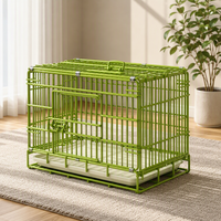 Cage pour chien renforcée et épaissie pour une utilisation intérieure, cage pliable avec plateau de toilette pour chiens de petite, moyenne et grande taille