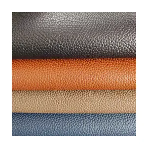 For Car Seat Table Mat Book Mat Desk Mat Synthetic Leather Product Fabric Wholesale PVC Velvet Litchi Texture Leather Sofas