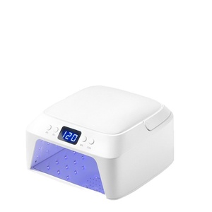 Lámpara Secadora de <span class=keywords><strong>Uñas</strong></span> Profesional de 80W con Modo de Cuidado de la Piel, 4 Temporizadores, 71 LED, Secado Rápido <span class=keywords><strong>para</strong></span> Manos y Pies, Lámpara UV LED - Product Image 1