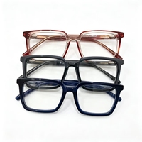 Monture de lunettes de lecture confortable en acétate, design unique, monture complète œil-de-chat, prête à être expédiée