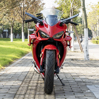 Moto sportive DK Red 400CC bicylindre refroidie par eau avec ABS et écran TFT