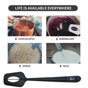 Cấp thực phẩm Silicone nấu ăn thìa ngay lập tức đọc nhiệt kế kỹ thuật số Kẹo sô cô la nhiệt độ cụ kẹo Nhiệt kế - Product Image 5