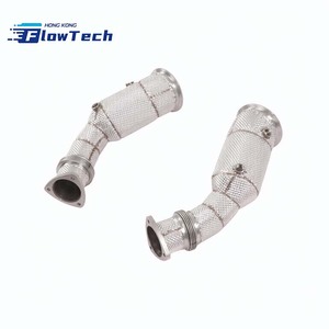 Kit de Downpipe pour Aston Martin DB11/DBS/V12 Vantage 5.2L en acier inoxydable T304 avec bouclier thermique, montage direct, 2017-2024 - Product Image 3