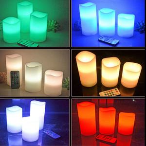 <span class=keywords><strong>LED</strong></span> mum alevsiz mum gece lambası uzaktan kumanda simüle mumlar Tealight flaş alev kokteyl parti gece lambası - Product Image 5