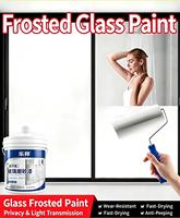 Peinture acrylique givrée pour verre, résistante à l'eau et aux UV, revêtement givrant, vente en gros d'usine, personnalisation OEM disponible