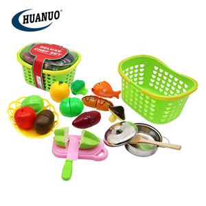 Set de mini jouets de cuisine en acier inoxydable, 18 pièces, jeu de simulation, <span class=keywords><strong>chef</strong></span>, maison de cuisine, réelle, avec tablier rose - Product Image 6