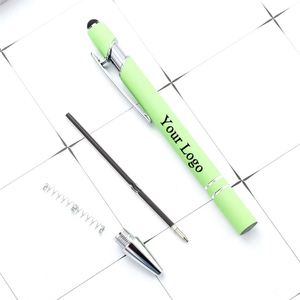 Bolígrafo de Plástico con Logotipo Personalizado, Impresión UV, OEM, con Recubrimiento Suave al Tacto y Punta Metálica, Pedido al por Mayor - Product Image 3