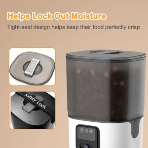 OEM APP Controlled Smart Pet Food & <b>Water</b> Fountain <b>5L</b> Portable Steel & Plastic Feeder for Cat & Dog Redesigned New Design - Product Image 3