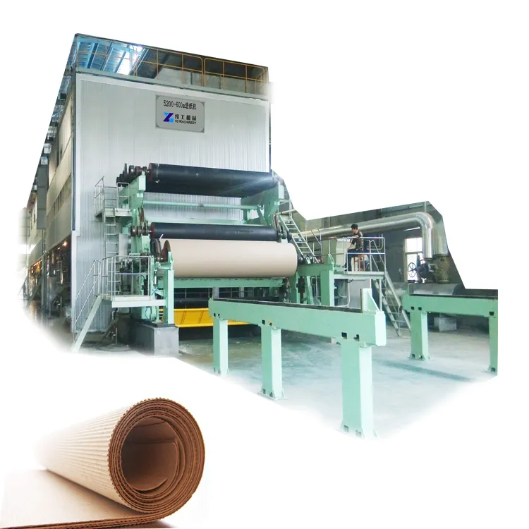 Waste Recycle Material A4 Copy Paper Production Line Tissue / Toilet / Kraft / Corrugated Paper Making Machine Price
