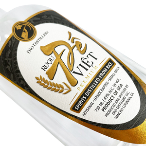 Tùy Chỉnh Dính Whiskey Nhãn Dán Dập Nóng Vàng Và Bạc Rượu Vang Nhãn Bao Bì Với Logo - Product Image 3