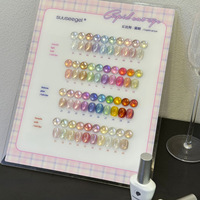 Suuseegel Colorful Cupid Cat Eye 40 Couleurs Nouveau Kit de Gels Ongles Couleurs Tendances pour l'Ouverture de Salon