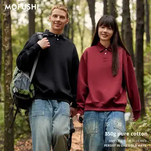 Camisetas Polo de Rugby de Algodón a Rayas con Logotipo Bordado Personalizado al por Mayor, Camisetas de Manga Larga para Hombre - Product Image 2