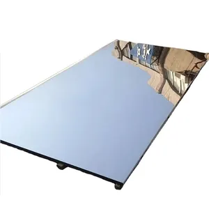 Bright Mirror 304 Grade 4 Mm Thickness Stainless Steel Plate With Protecting Cover