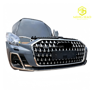 Pare-chocs complet avec cadre de calandre, ventilateur de radiateur, feux antibrouillard, capteurs d'aide au stationnement, composants avant pour Audi A8 <span class=keywords><strong>D5</strong></span> 2019-2024 - Product Image 1