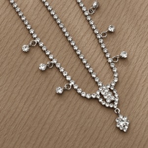 Hot Sale Elegant Silver Crystal Forehead Chain <strong>Headpiece</strong> Sparkling Bridal Maang <strong>Tikka</strong> for Bride Wedding Jewelry - Product Image 6