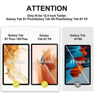 Многоразовая Защита экрана для <span class=keywords><strong>Samsung</strong></span> Galaxy <span class=keywords><strong>Tab</strong></span> S8 Plus 2022/S7 FE 2021/S7 Plus 12,4 дюймов, съемная матовая как бумага - Product Image 2