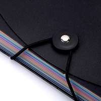 Nouvel Arrivage – Classeur Organisateur Extensible Arc-en-ciel 13/25 Pochettes, Personnalisable avec Logo, Format A4, pour Documents de Bureau et Scolaires, en PP