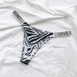 Culotte string en coton pour <span class=keywords><strong>femme</strong></span>, taille basse, effet push-up, pour le sport, <span class=keywords><strong>sous</strong></span>-vêtement string B Spring - Product Image 6