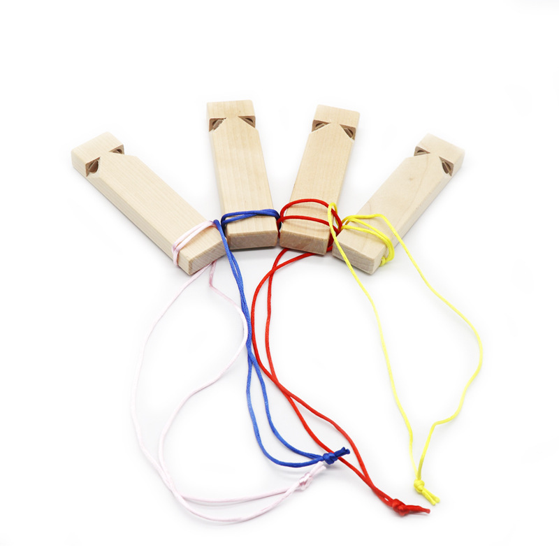 Lot 10 Sifflets En Bois Enfant Couleur Aléatoire – Jouet Musical Anniversaire, Fête Et Jeux Pour Enfants