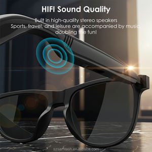 ヘッドフォン用スマートメガネ屋外AI音声アシスタント通話音楽再生サングラスIPX4防水タッチ音声 - Product Image 4