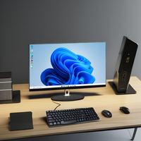 Sharerdp Meilleur PC Monobloc Tout-en-un 23,8 27 Pouces Core I3/i5/i7 10110U 1115G4 Adaptateur d'Ordinateur de Bureau avec Écran LCD 23,8