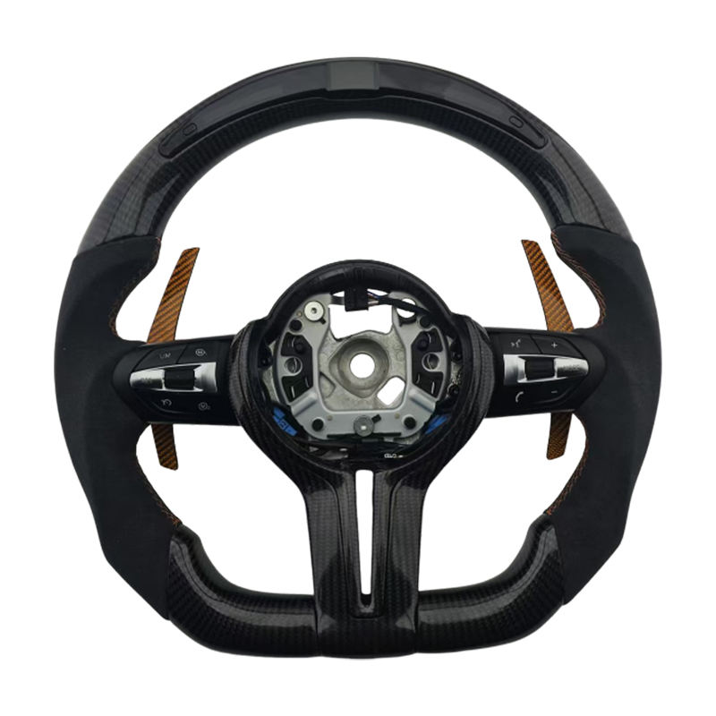 6 Series F06/F12+Carbon Fibre+Perforated Leather+Paddle+LED