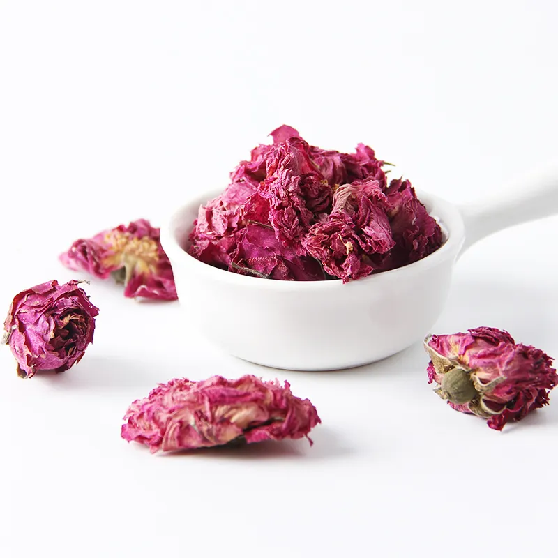 चाय बनाने की सजावट के लिए उच्च गुणवत्ता वाले शुद्ध सूखे गुलाब के फूल की चाय सूखी कोरोला किंग गुलाब की चाय सुगंधित फूल