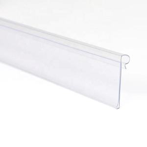 Solución de Extrusión de Plástico para Tiras de Datos de Precios en Estantes de Supermercado, PVC Transparente Ecológico - Product Image 1